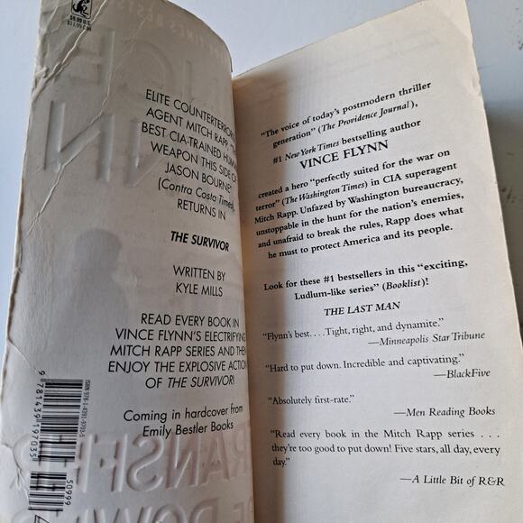 Lot of 3 Vince Flynn Books American Assassin Kill Shot Transfer Of Power - Picture 15 of 16